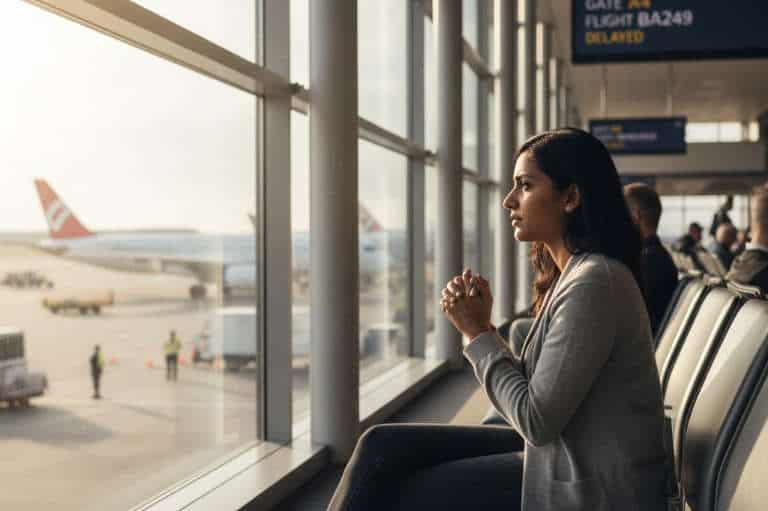 Departure gate fear of flying Hypnotherapy for Fear of Flying