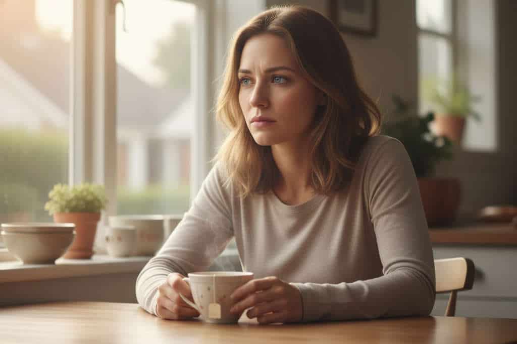 The Overthinking Moment Health Anxiety - A woman in an overthinking moment
