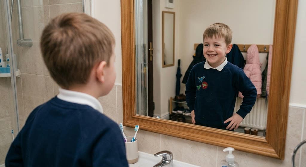 boy overcoming back to school anxiety