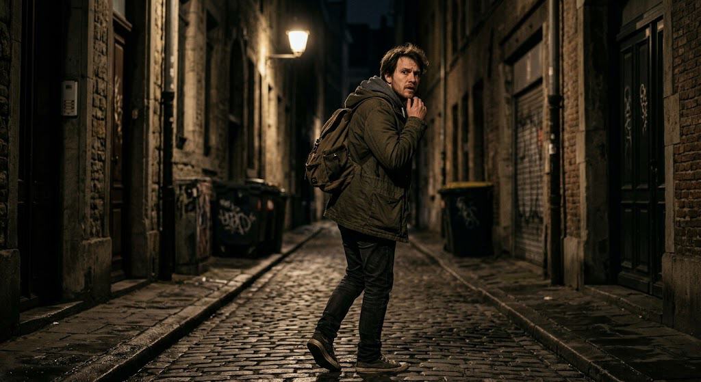 man with problems of anxiety feeling scared