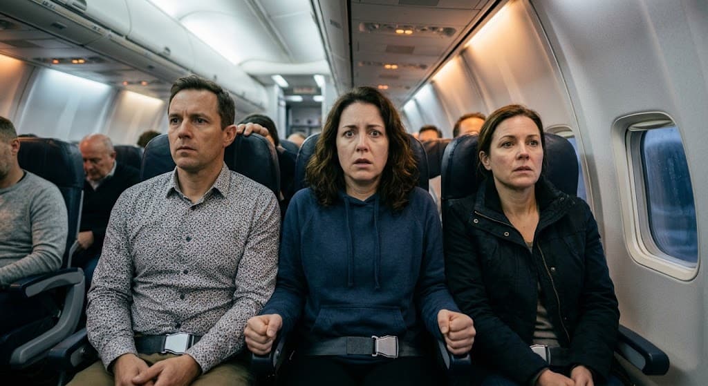  on plane with fear of flying