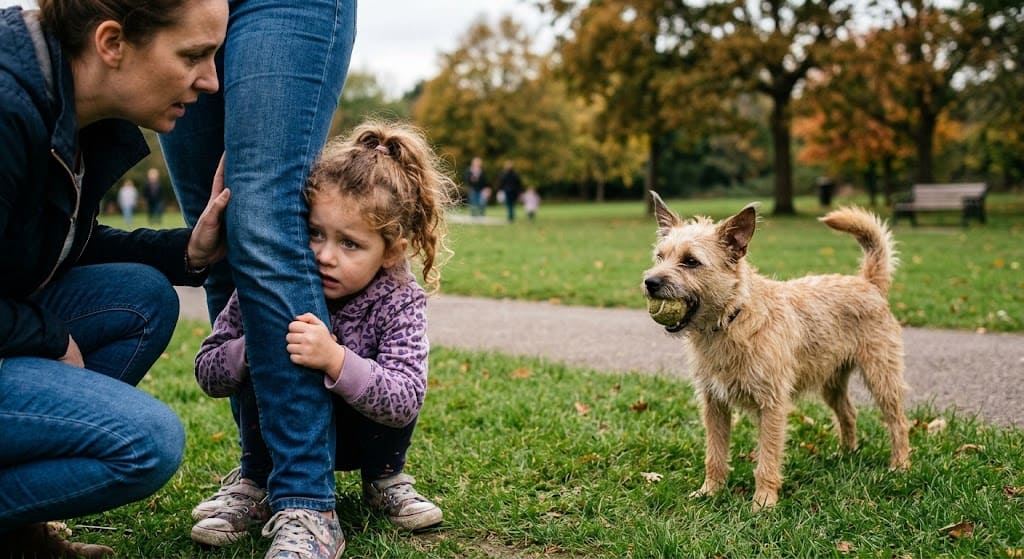 child with phobia of a dog